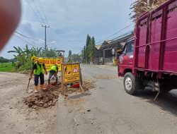 Respons Cepat Pasca Aksi, Pemkab Cirebon Tangani Jalan Rusak Sindanglaut–Pabuaran, Anggaran Rp2,6 Miliar