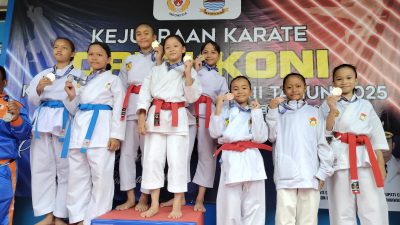 Dojo Baraya Srikandi Karangsuwung Sabet 3 Medali Perunggu di Kejuaraan Karate Open Koni Cup Kabupaten Cirebon