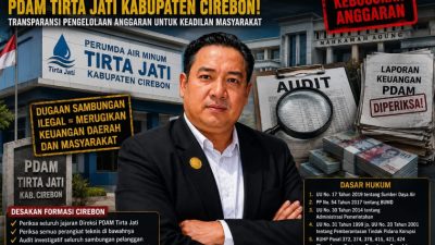 FORMASI Desak APH Periksa Direksi dan Jajaran Teknis Perumda Tirta Jati, Dugaan Sambungan Ilegal Jadi Sorotan
