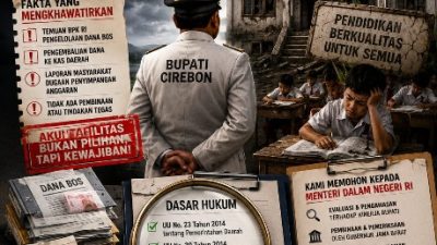 FORMASI Cirebon Laporkan Dugaan Kelalaian Bupati ke Mendagri, Soroti Pengawasan Dinas Pendidikan