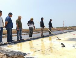 Produksi Capai 3.000 Ton, Petani Garam Pengarengan Minta Geomembran Lebih Tahan Lama