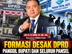 PDAM Tirta Jati Disorot, FORMASI Desak DPRD Panggil Bupati dan Seluruh Pansel Dirut