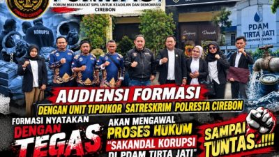 FORMASI Audiensi dengan Satreskrim Polresta Cirebon: Proses Hukum Dugaan Aliran Dana dan Sambungan Ilegal PDAM Tirta Jati Masih Berjalan